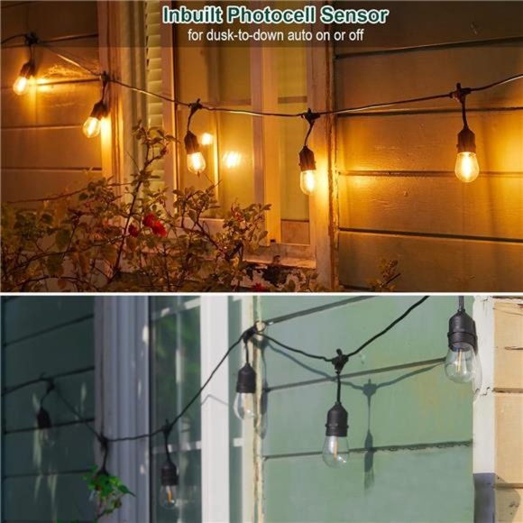 Outdoor Light Timer Waterproof, Dusk to Dawn Power Stake Timer, 6 Outlets - Picture 5 of 7